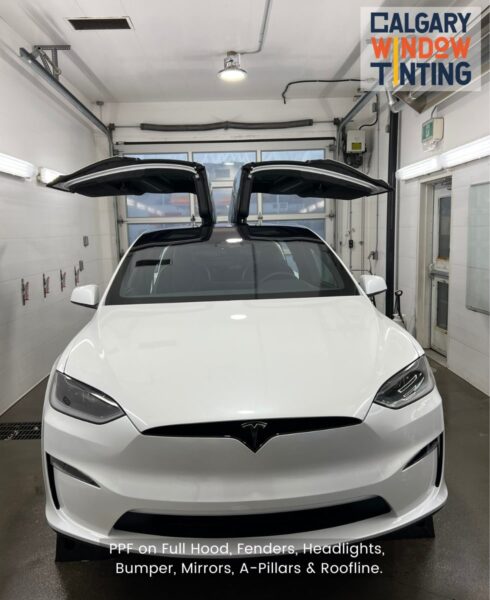 PPF Calgary on Tesla Model X.